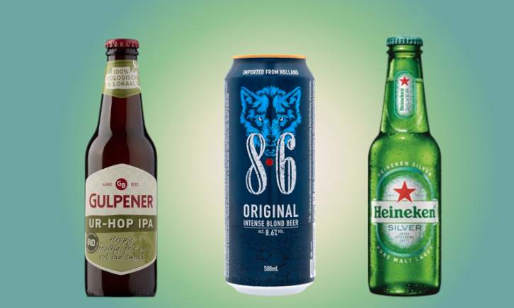 Drie lager bieren